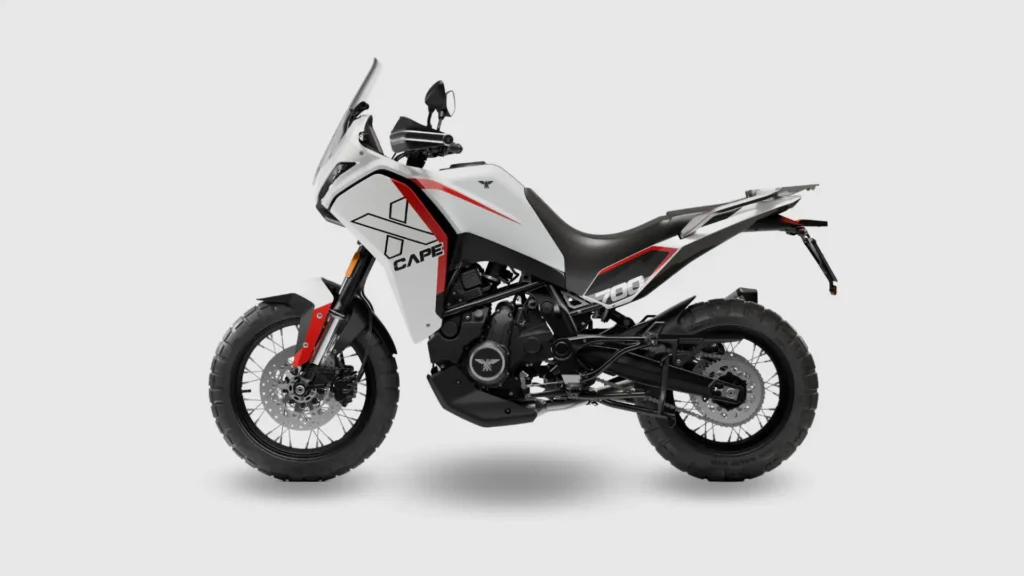 Carrara white moto morini x cape 700