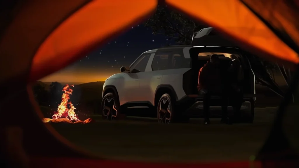Tata sierra.ev in camp