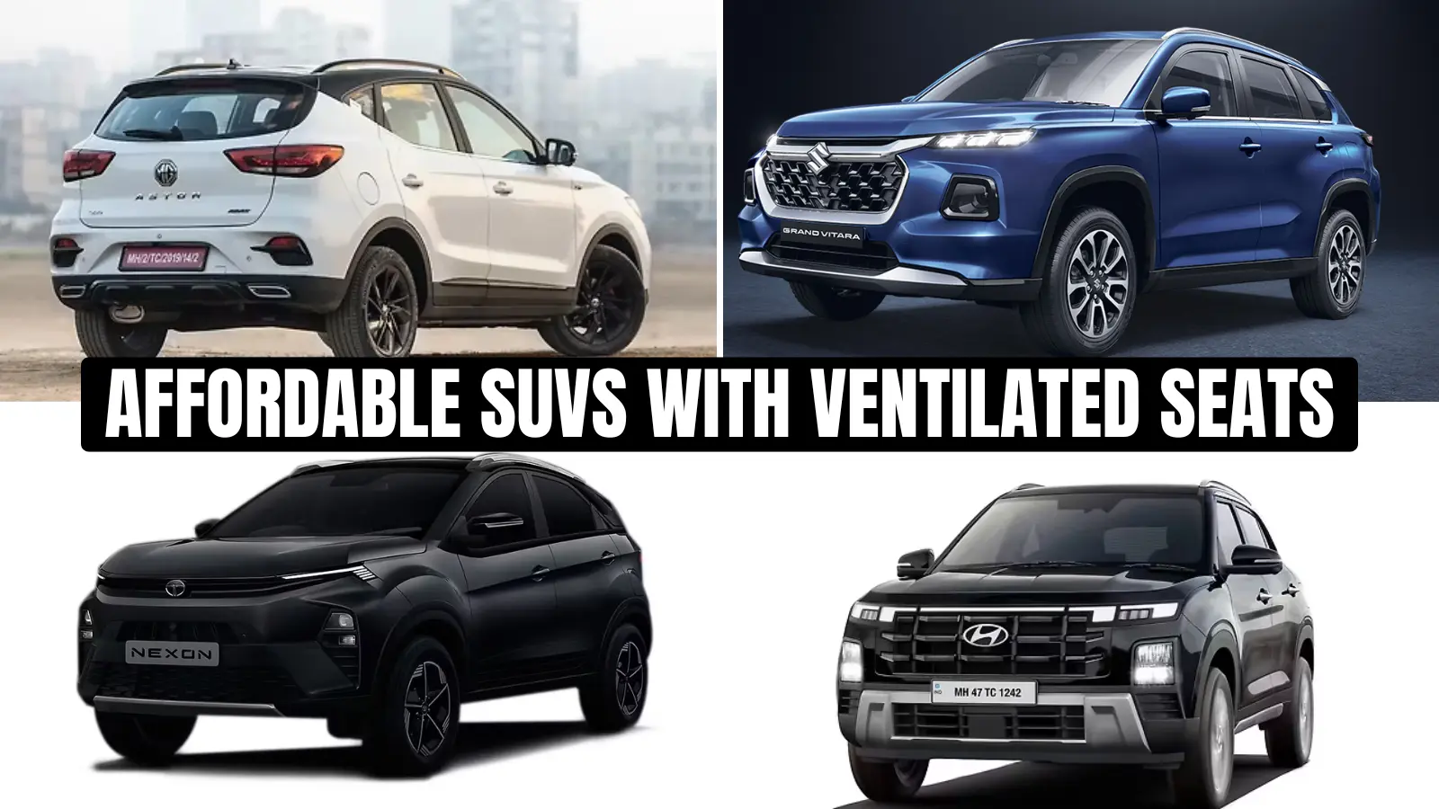 Affordable SUVs With Ventilated Seats in India