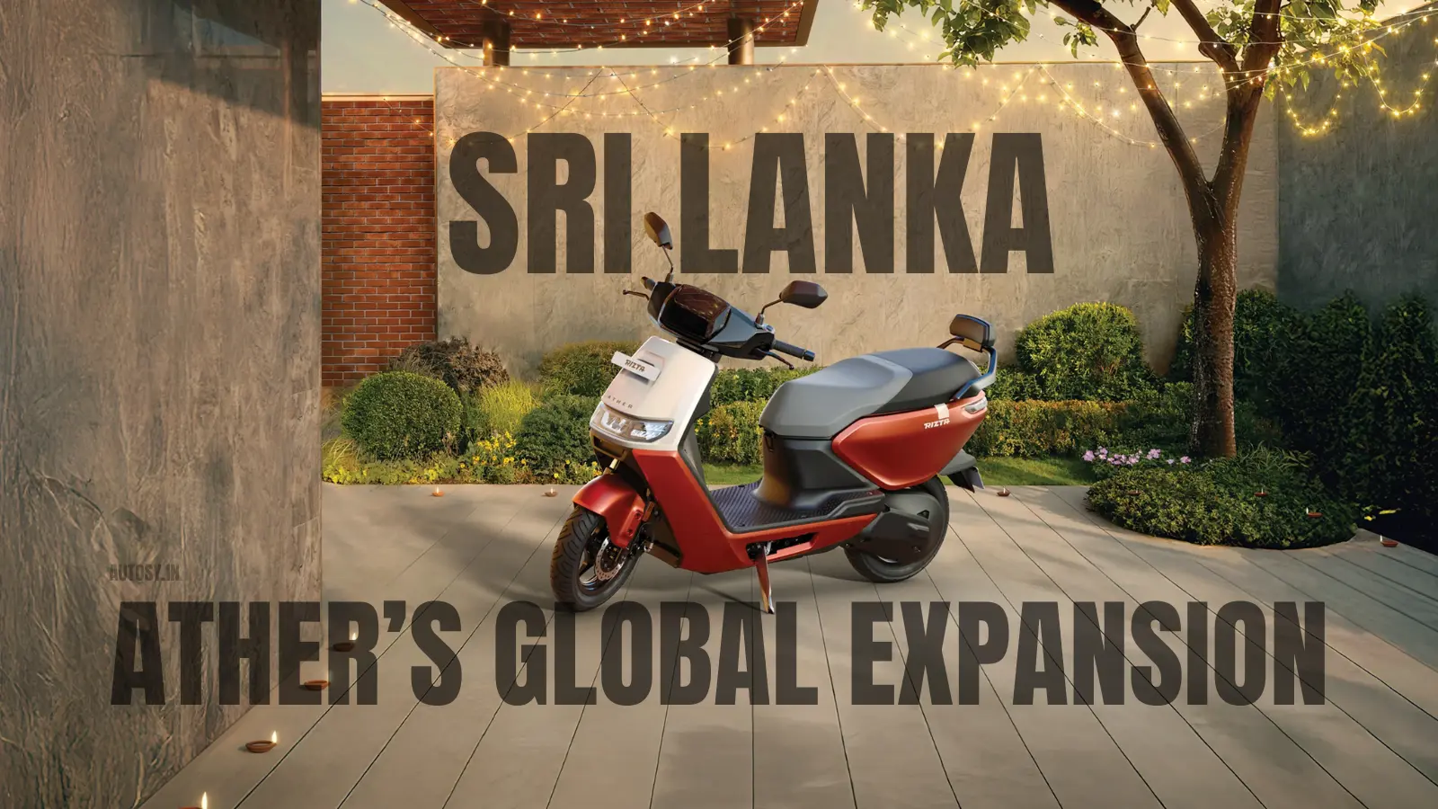 Ather Rizta Electric Scooter Launched in Sri Lanka at Colombo Motor Show