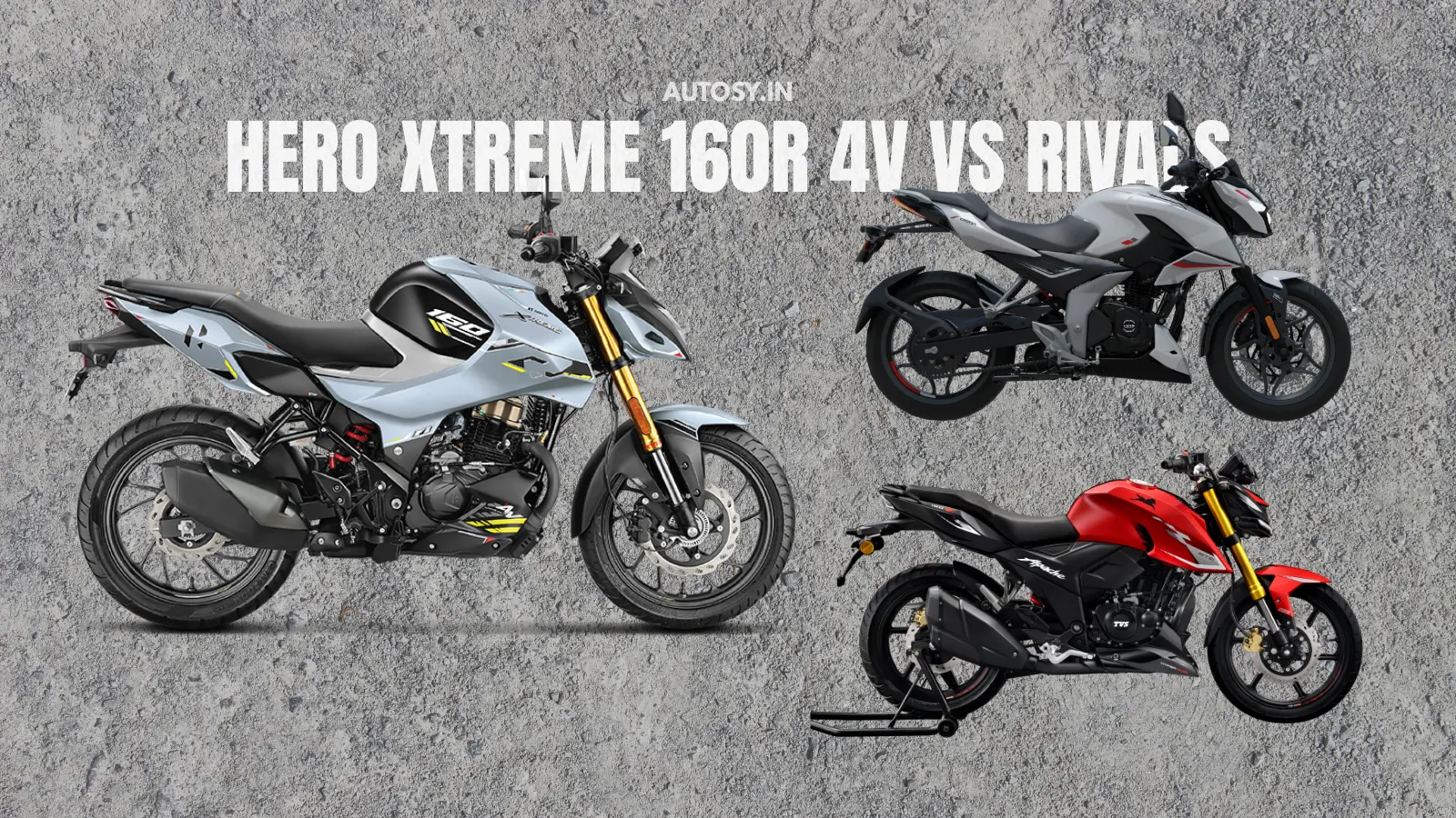 Hero Xtreme 160R 4V vs Rivals