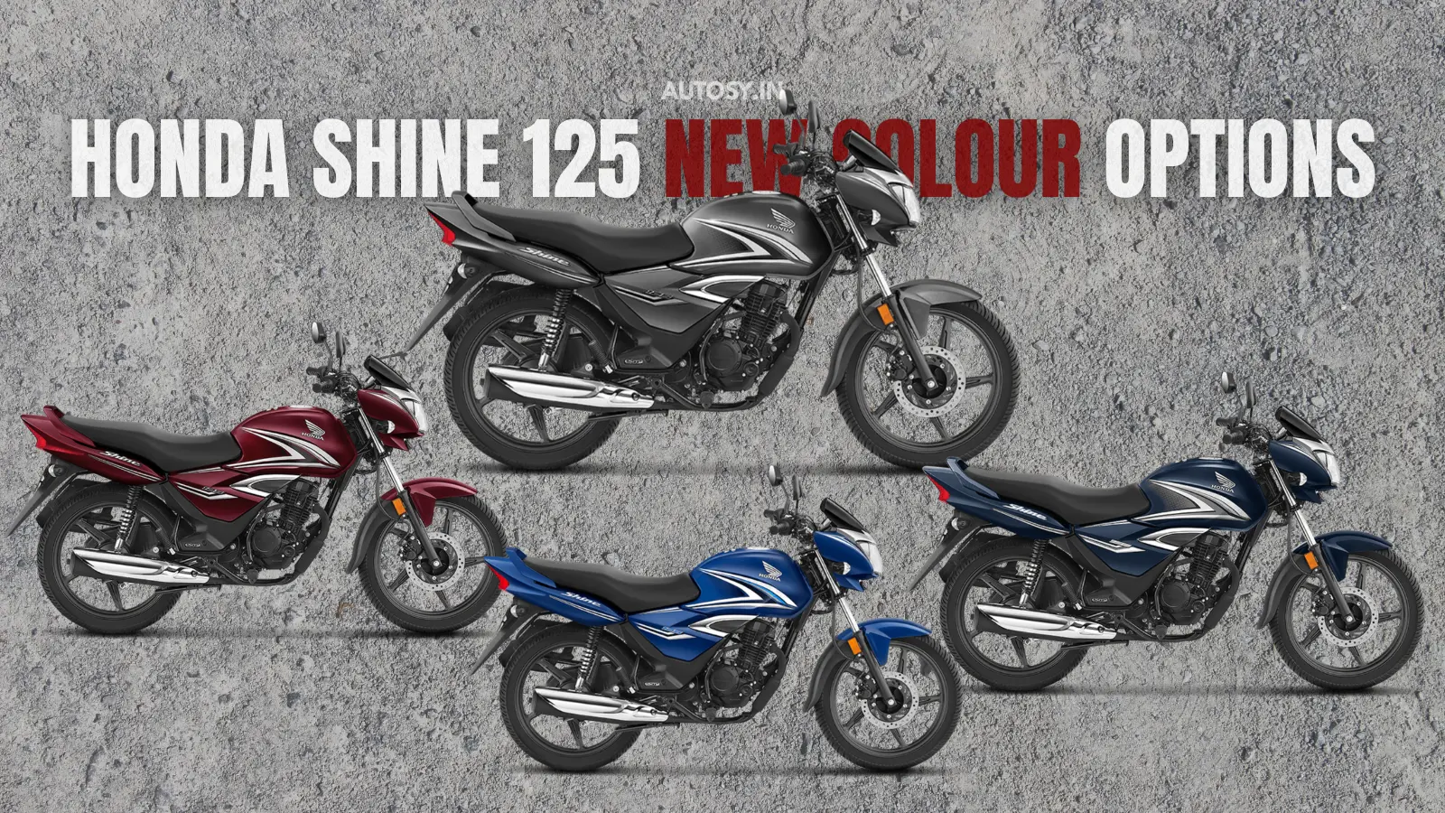 Honda Shine 125 New Colour Options Announced