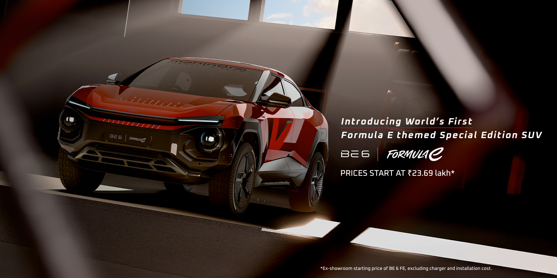 Mahindra BE 6 Formula E Edition poster