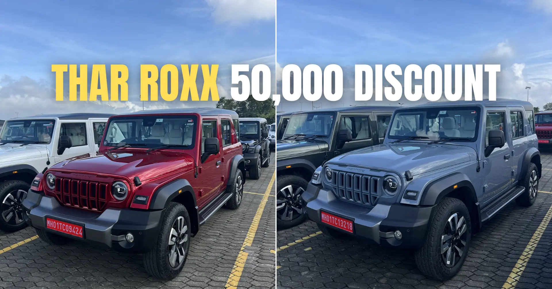 Mahindra Thar Roxx November Discount Details