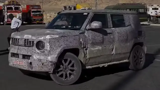 Mahindra Vision S Spied Again