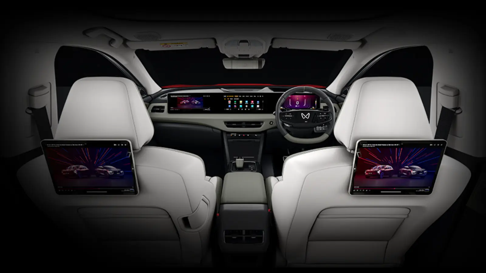 Mahindra XEV 9S entertainment display