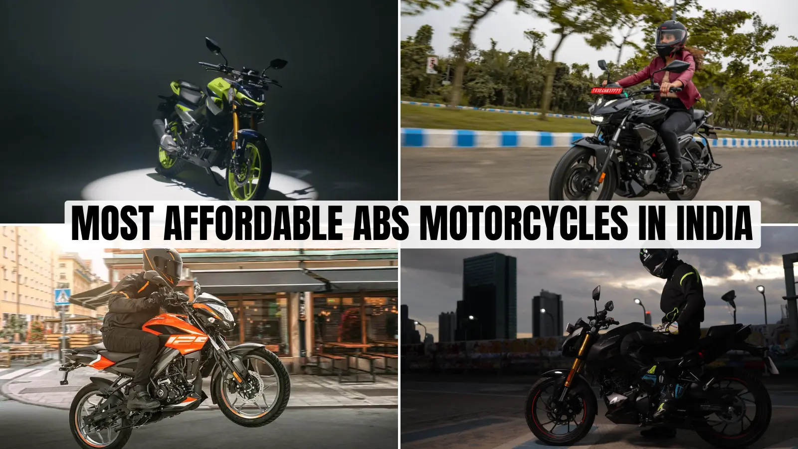 Most Affordable ABS Motorcycles in India
