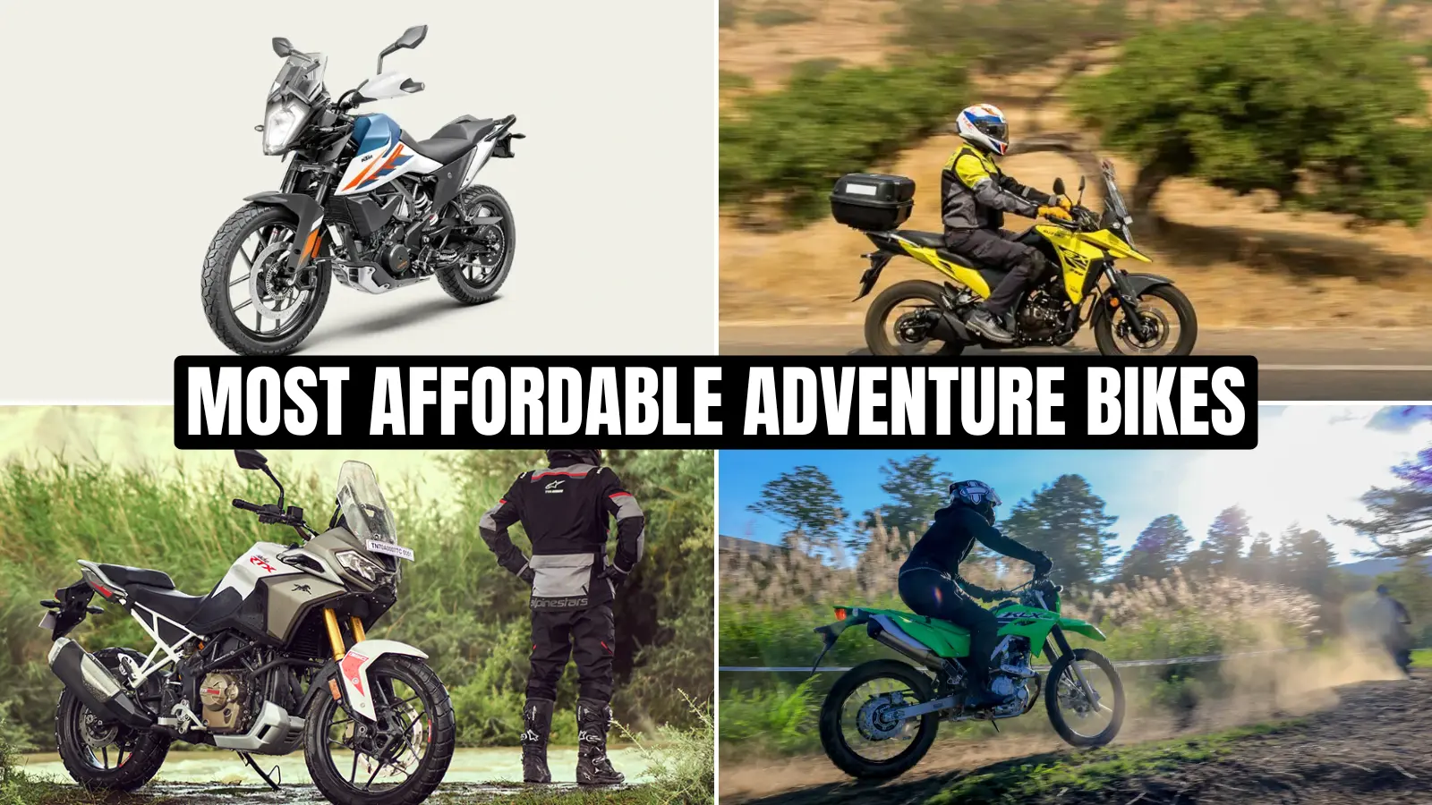 Most Affordable Adventure Bikes