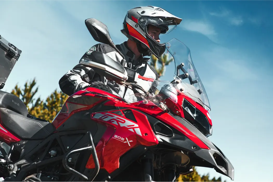 TRK502X Front side closeup shot