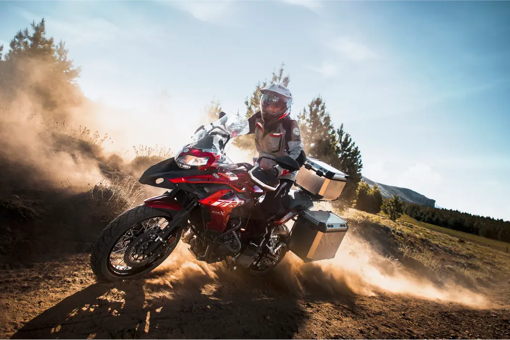 TRK502X off roading shot