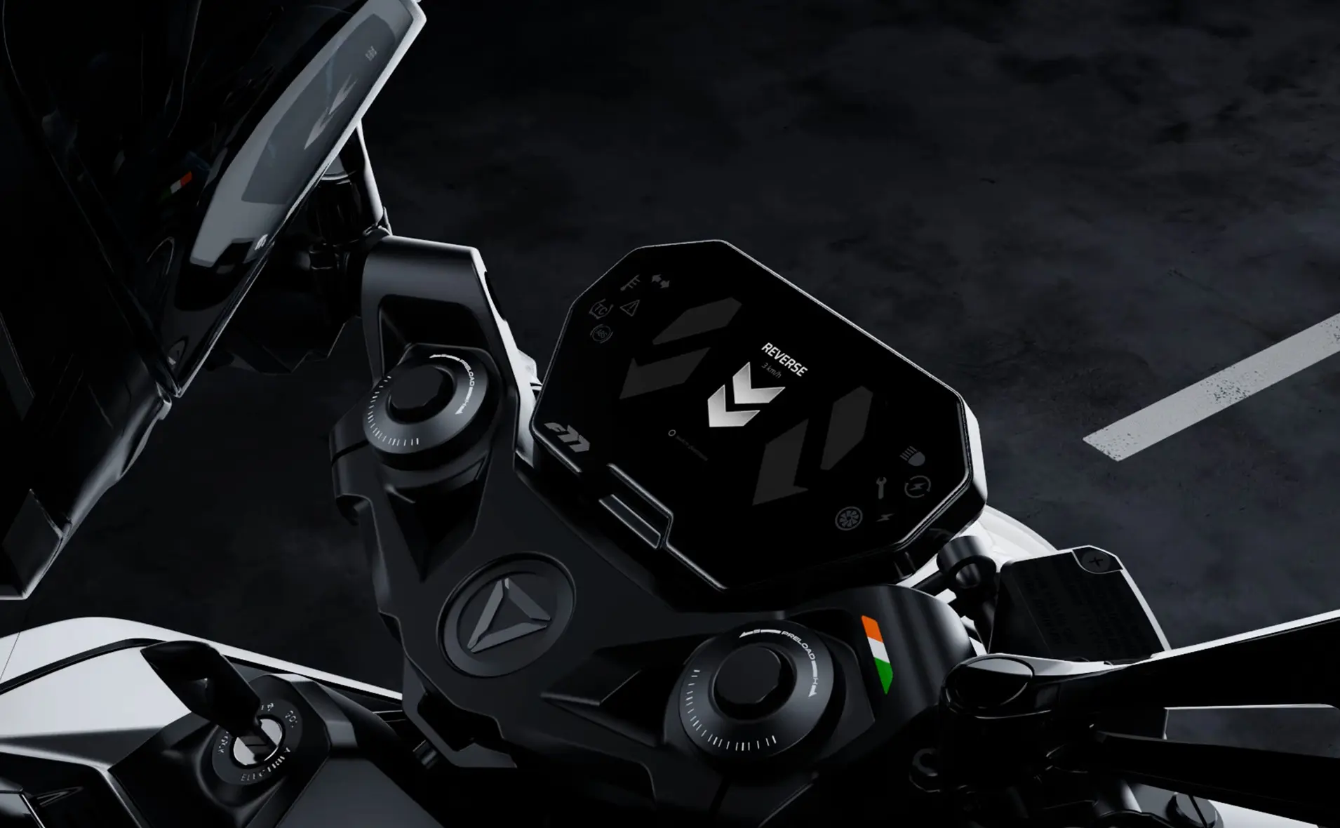 Ultraviolette F77 dashboard