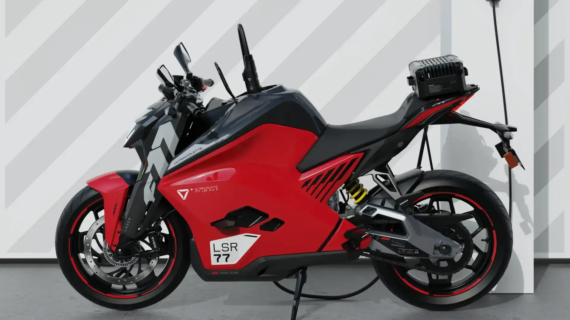 Ultraviolette F77 while charging