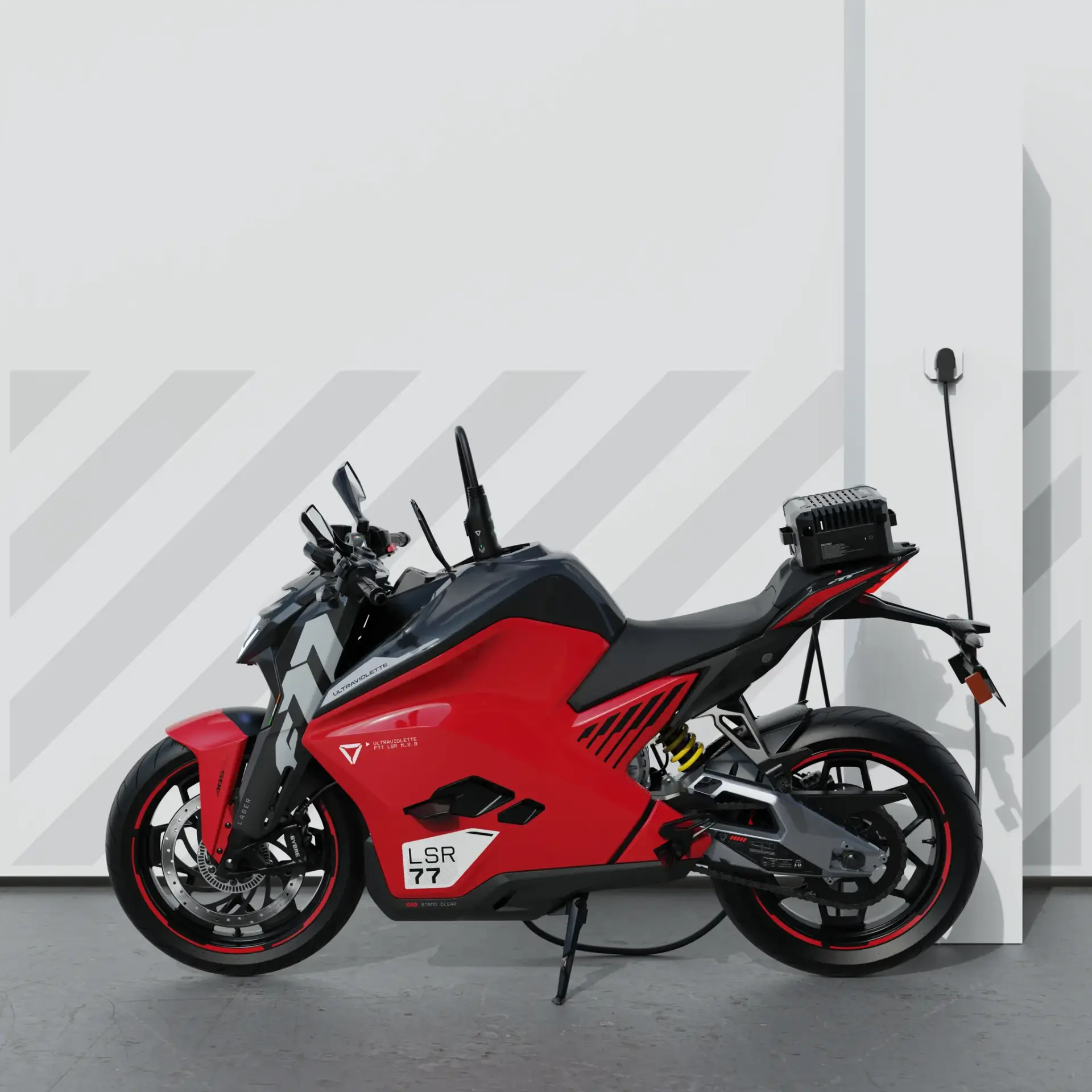 Ultraviolette F77 while charging