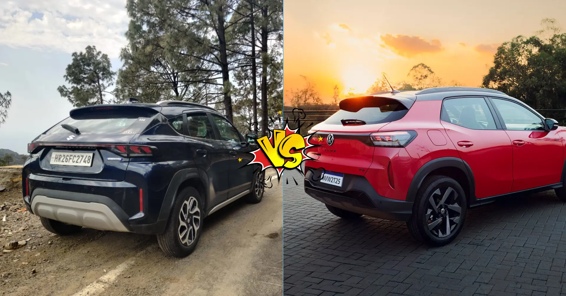 Volkswagen Tera vs Suzuki Fronx