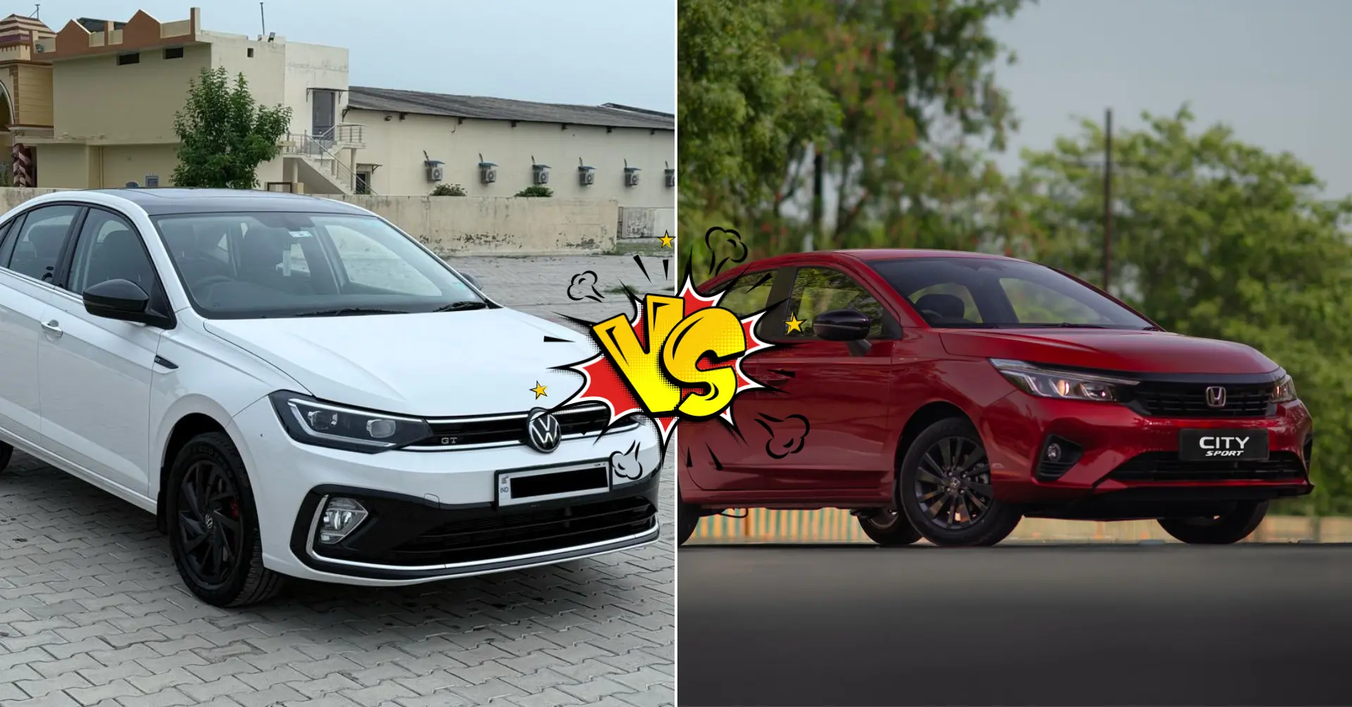 Volkswagen Virtus vs Honda City