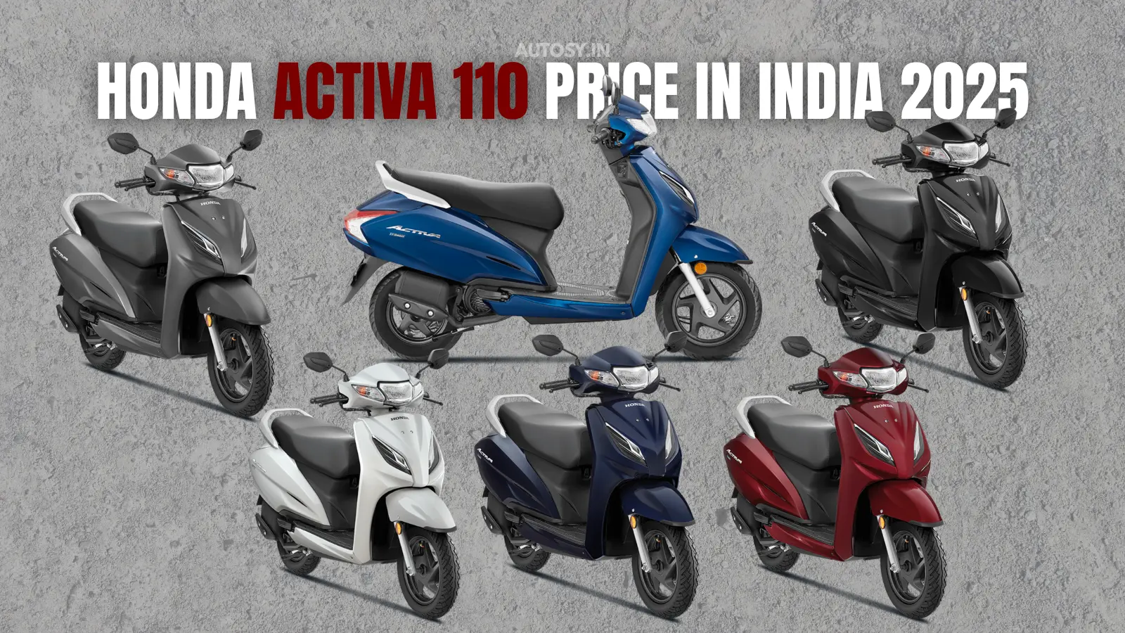 Honda Activa 110 Price in India