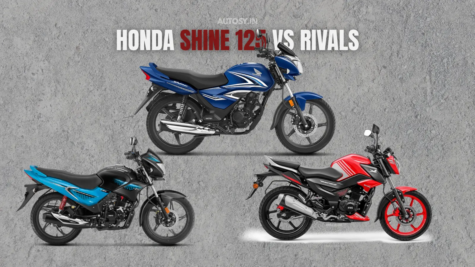 Honda Shine 125 vs Rivals