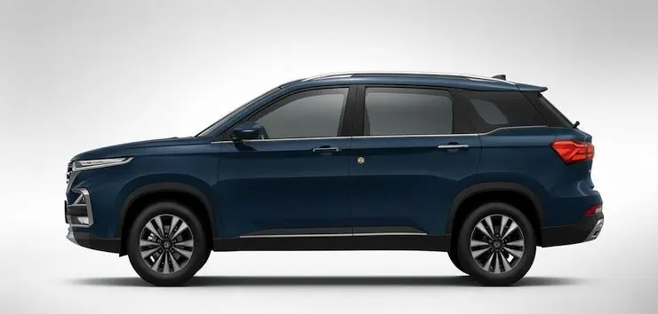 MG hector facelift Side Profile