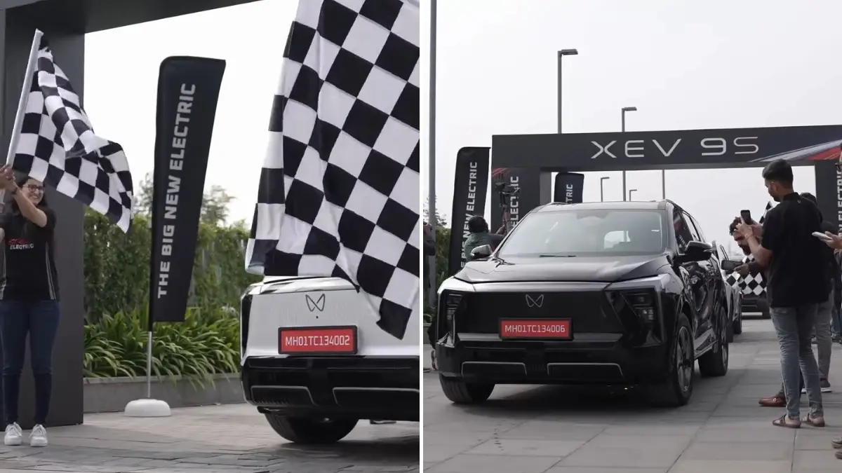 Mahindra XEV 9S Convoy Rolls Out