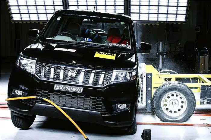 Mahindra Bolero Crash Test