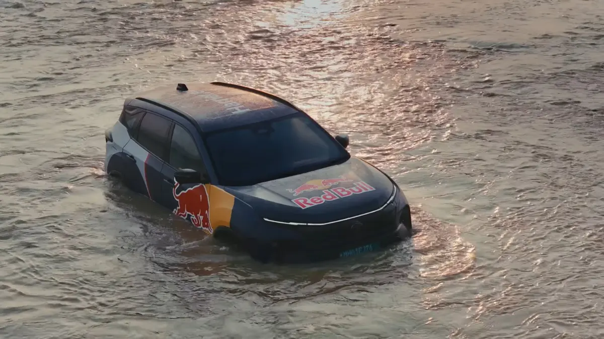 Tata Harrier.ev Crosses Beas River