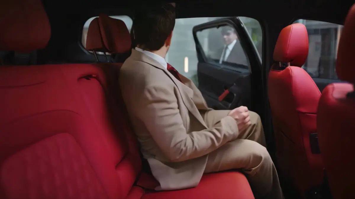 Tata Safari Petrol Red Dark Edition interior