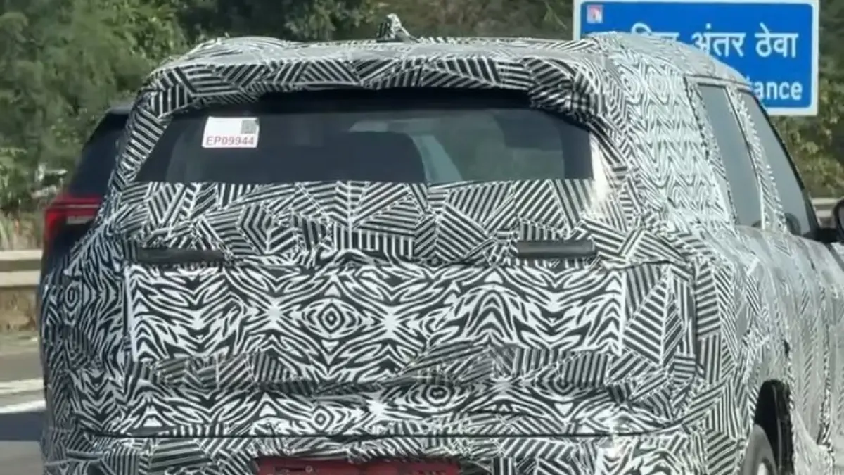 Tata Sierra EV spy shot