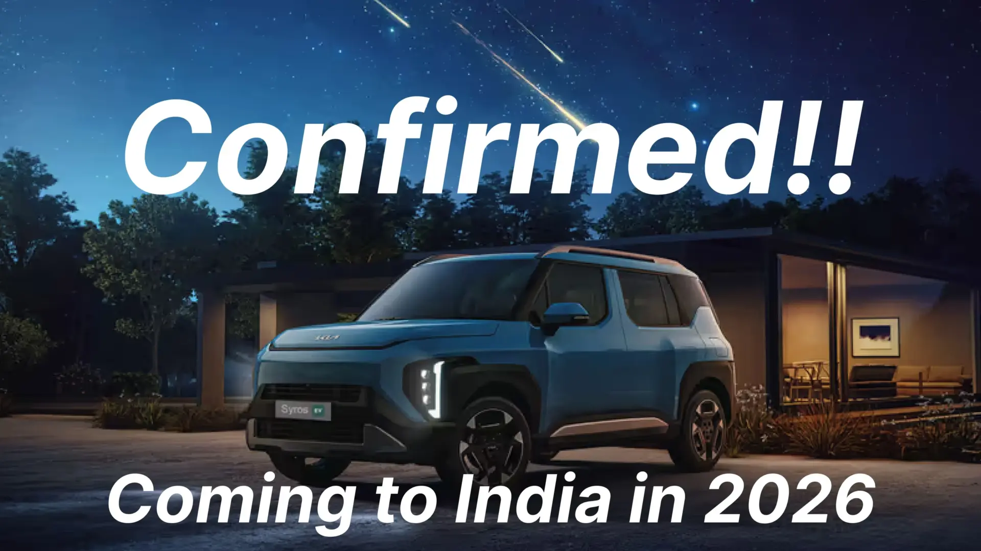 Upcoming Kia Syros EV