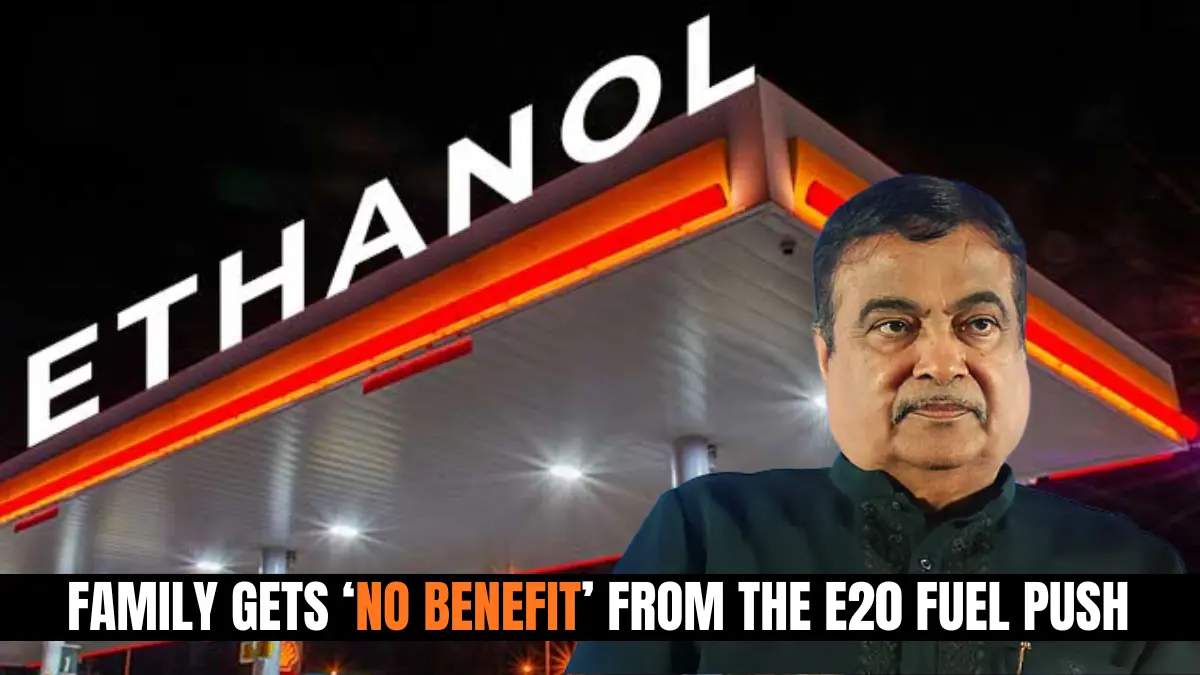 Why Nitin Gadkari Says His Family Gets ‘No Benefit’ From the E20 Fuel Push