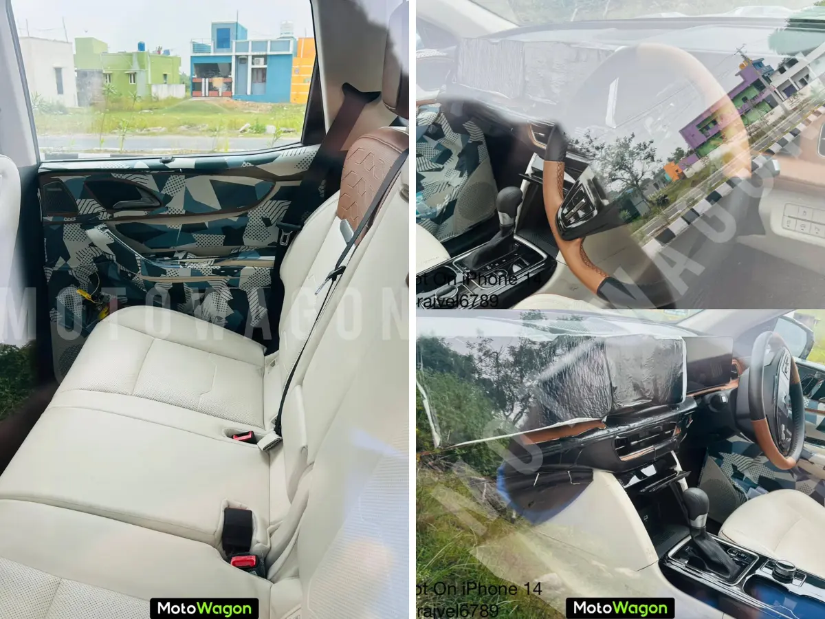 Interior of mahindra XUV 7XO AXL9L