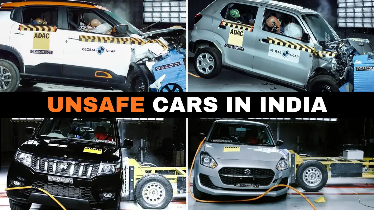 Unsafe cars in India