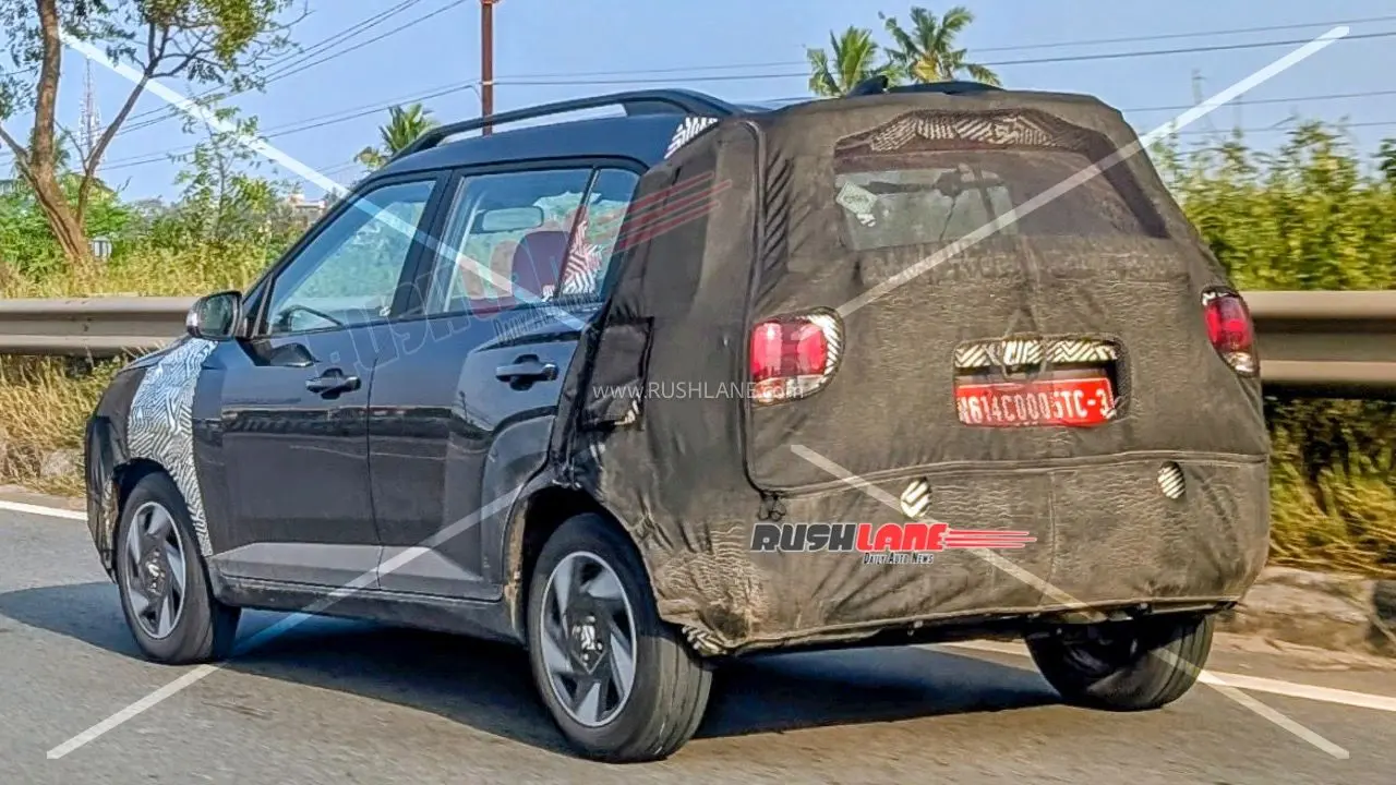 2026 hyundai exter facelift spied first