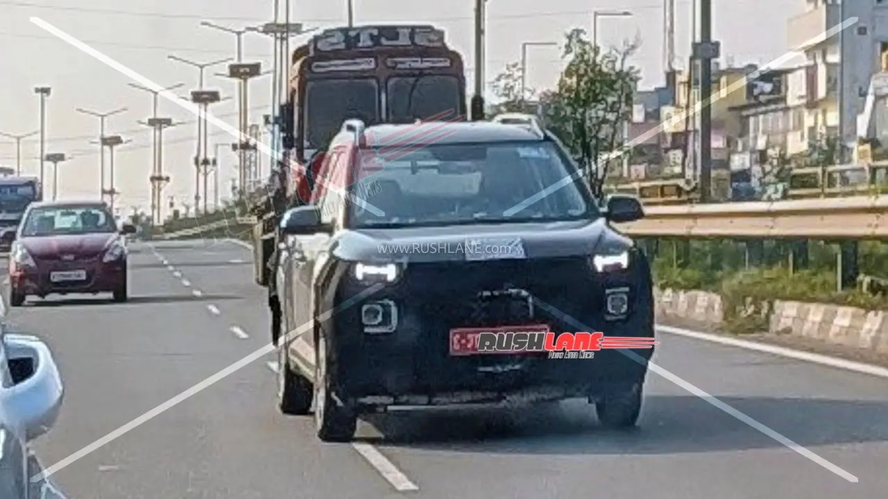 2026 hyundai exter facelift spied first