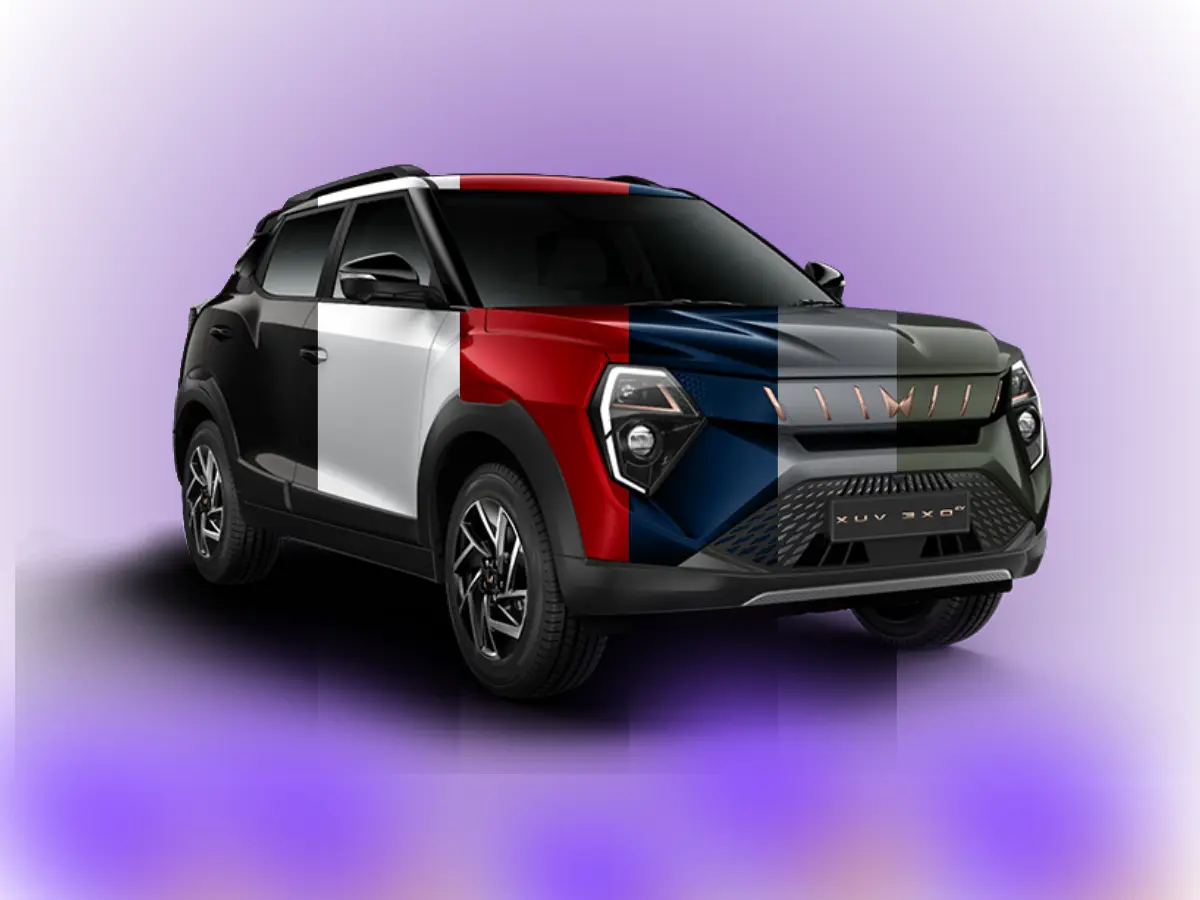 Mahindra XUV 3XO EV Color Options in