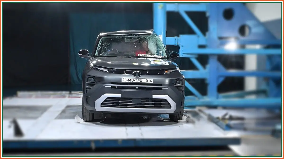 PUNCH SIDE POLE IMPACT DURING TEST