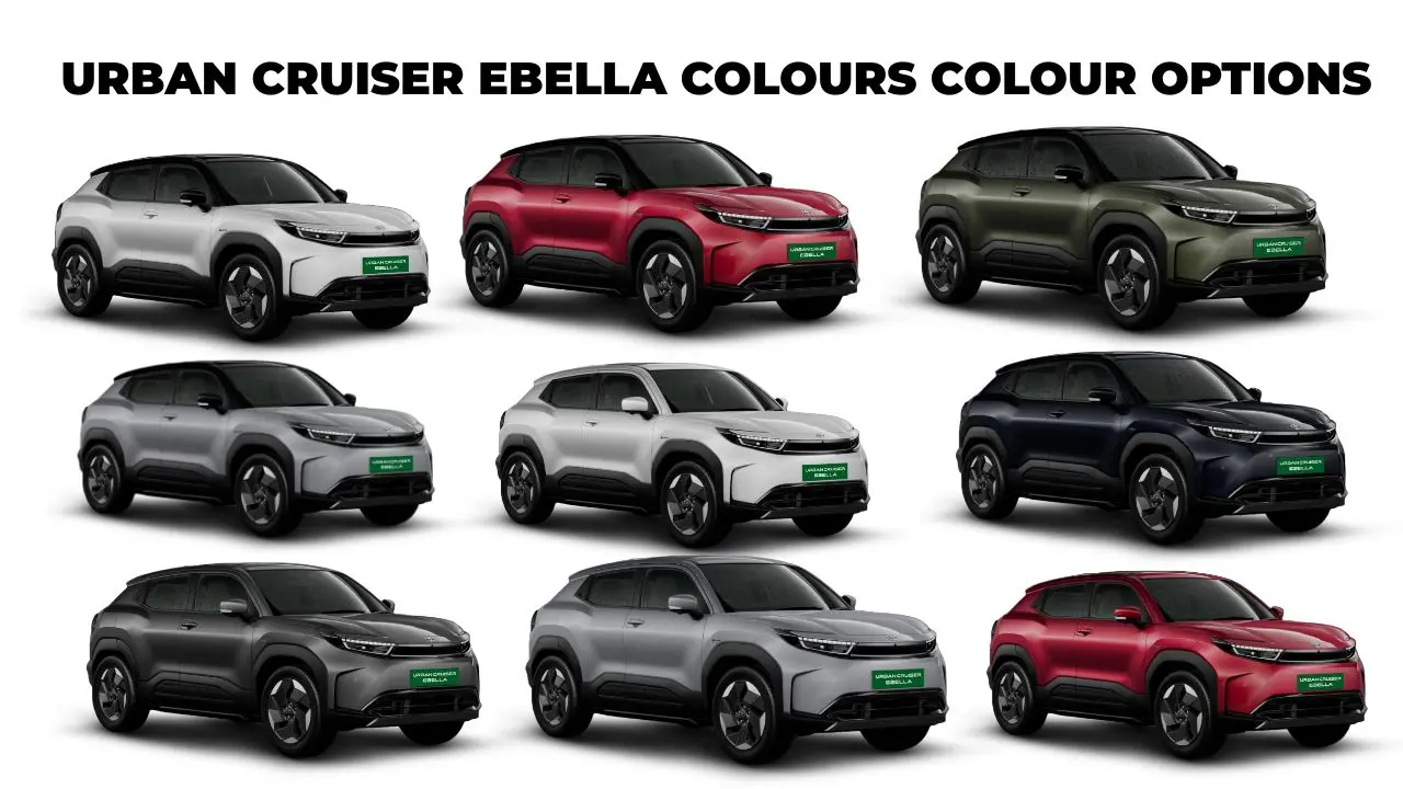 Toyota Urban Cruiser Ebella Colour Options Gallery