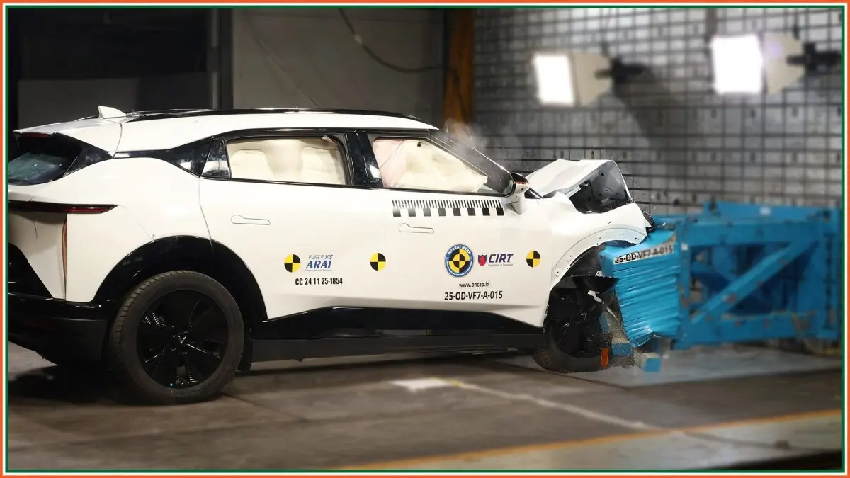 VF7 FRONTAL IMPACT DURING TEST
