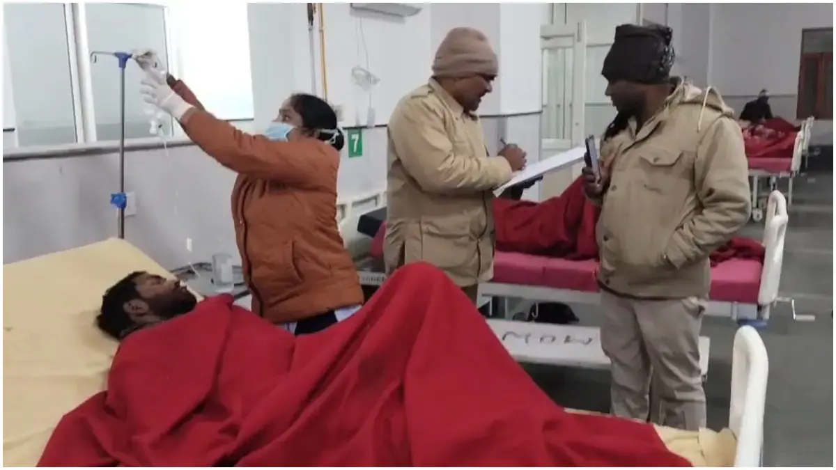 Bharatpur road accident victim in hospital