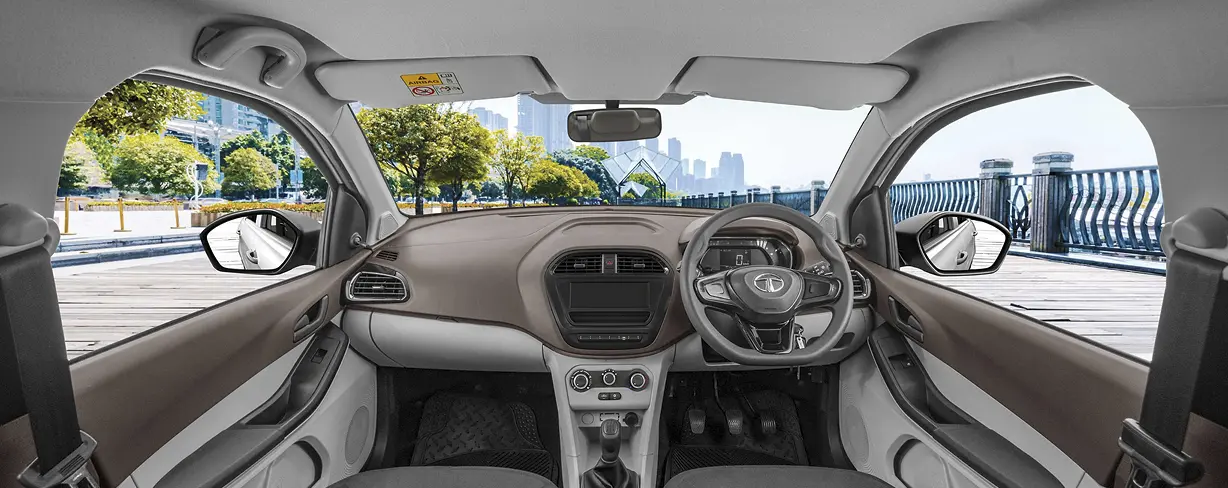 Premium dual tone interior of Tata Xpres