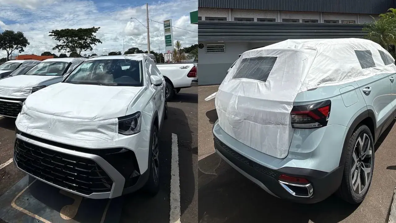 Volkswagen taigun spied