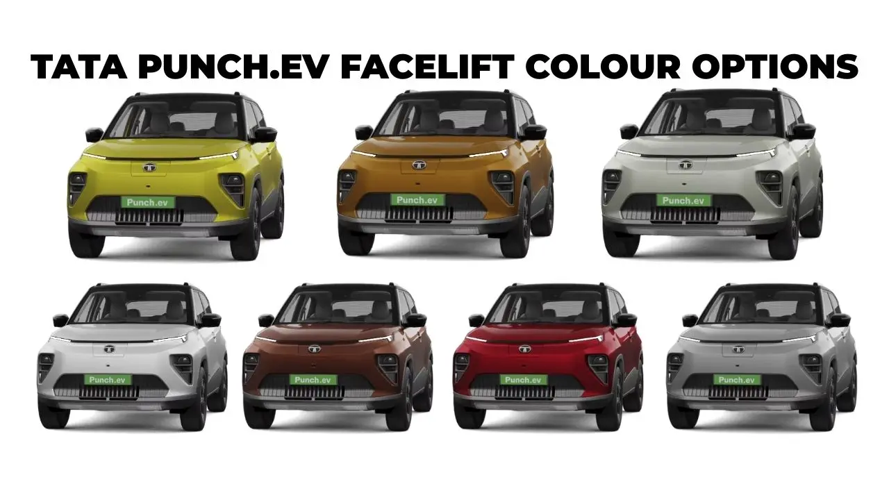 2026 Tata Punch EV Colour Options Gallery