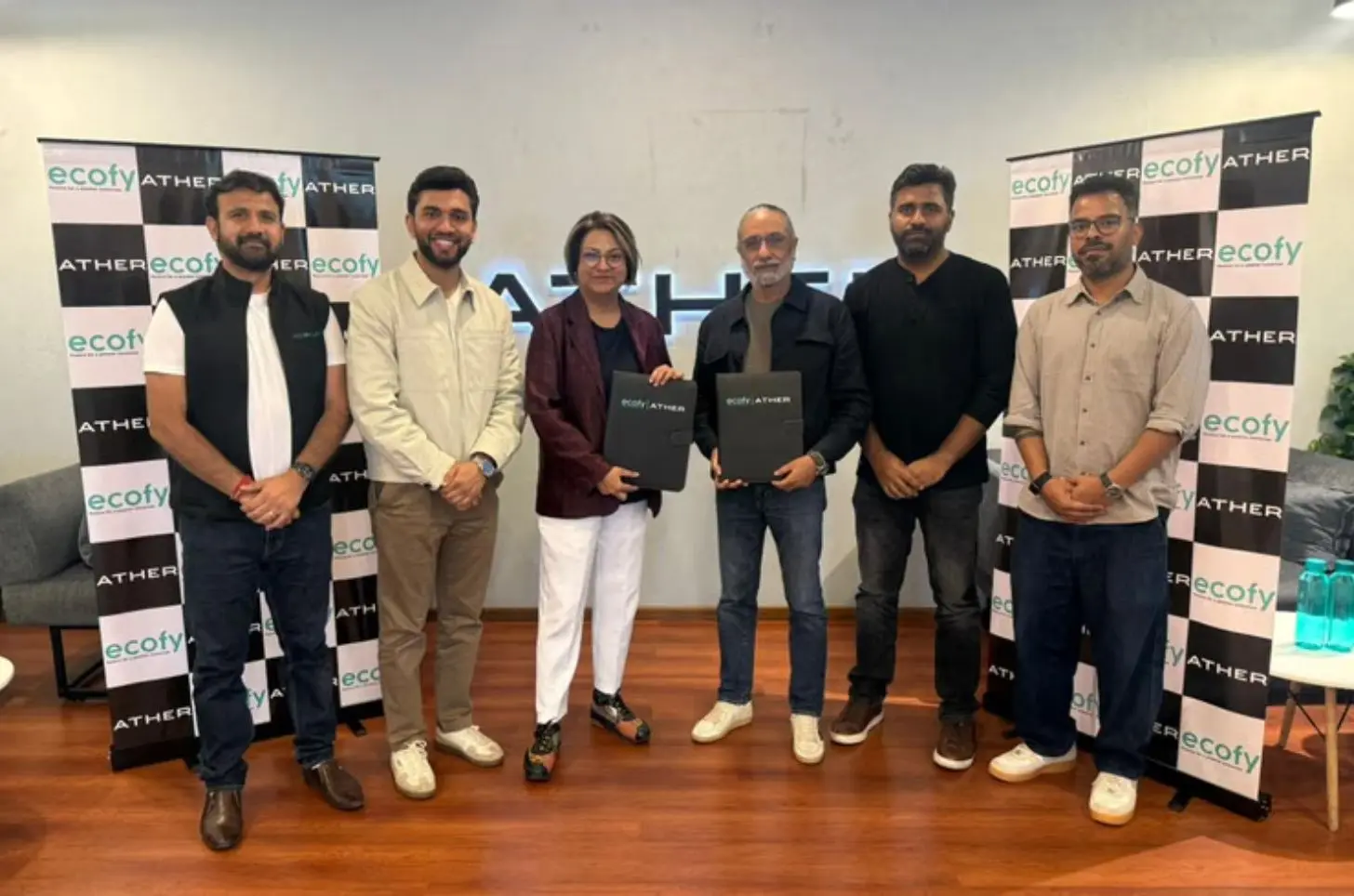 Ather Ecofy EV financing partnership