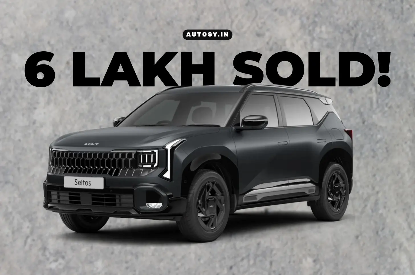 Kia seltos 6 lakh sales milestone
