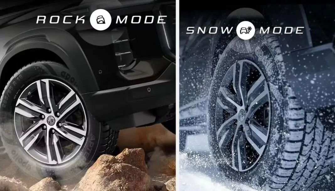 MG Majestor Teased Off Road Modes 1068x610