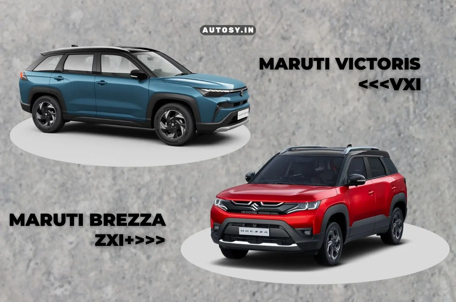 Maruti Brezza ZXI+ vs Victoris VXI