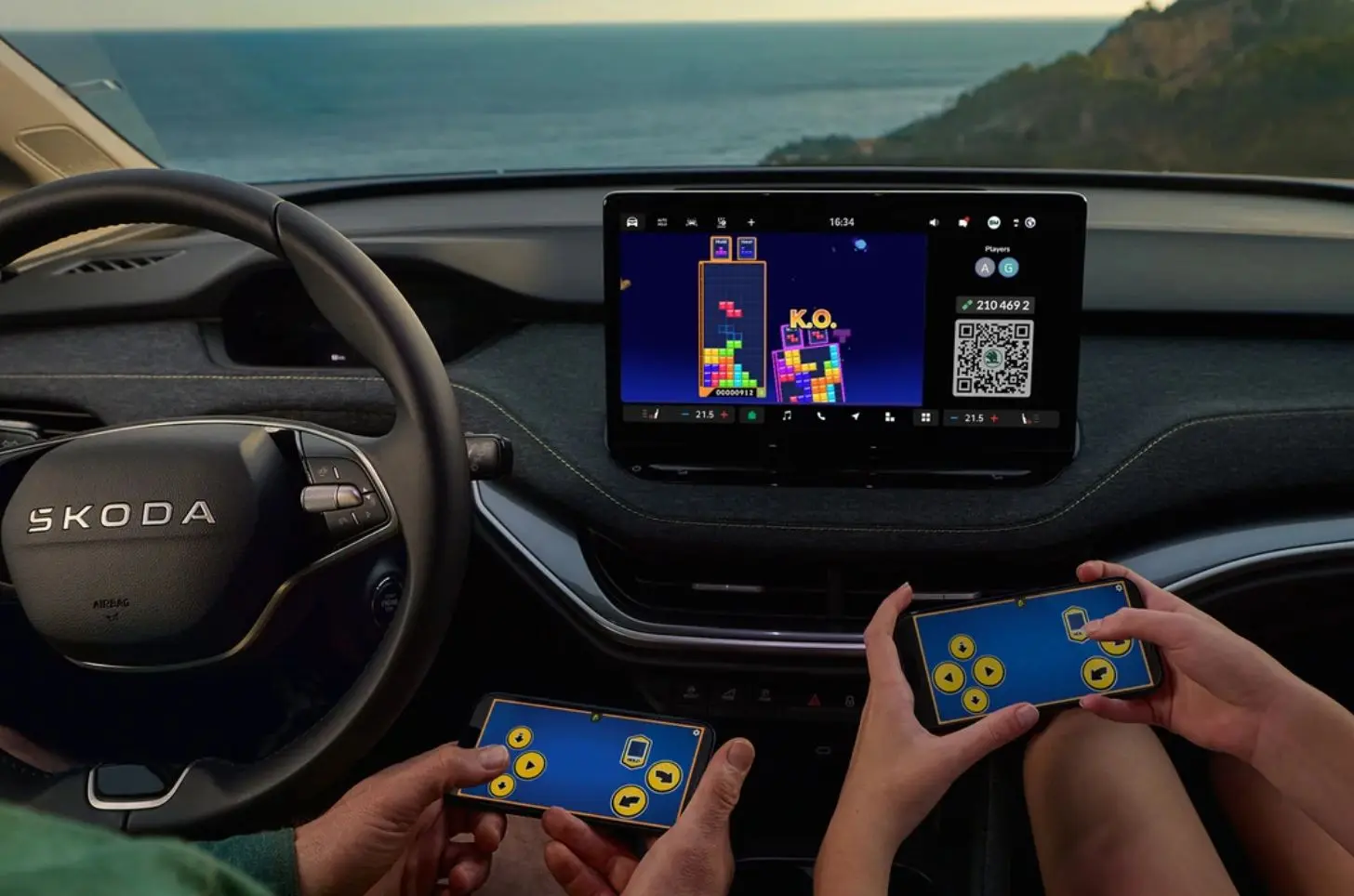 Škoda Enyaq Elroq infotainment apps