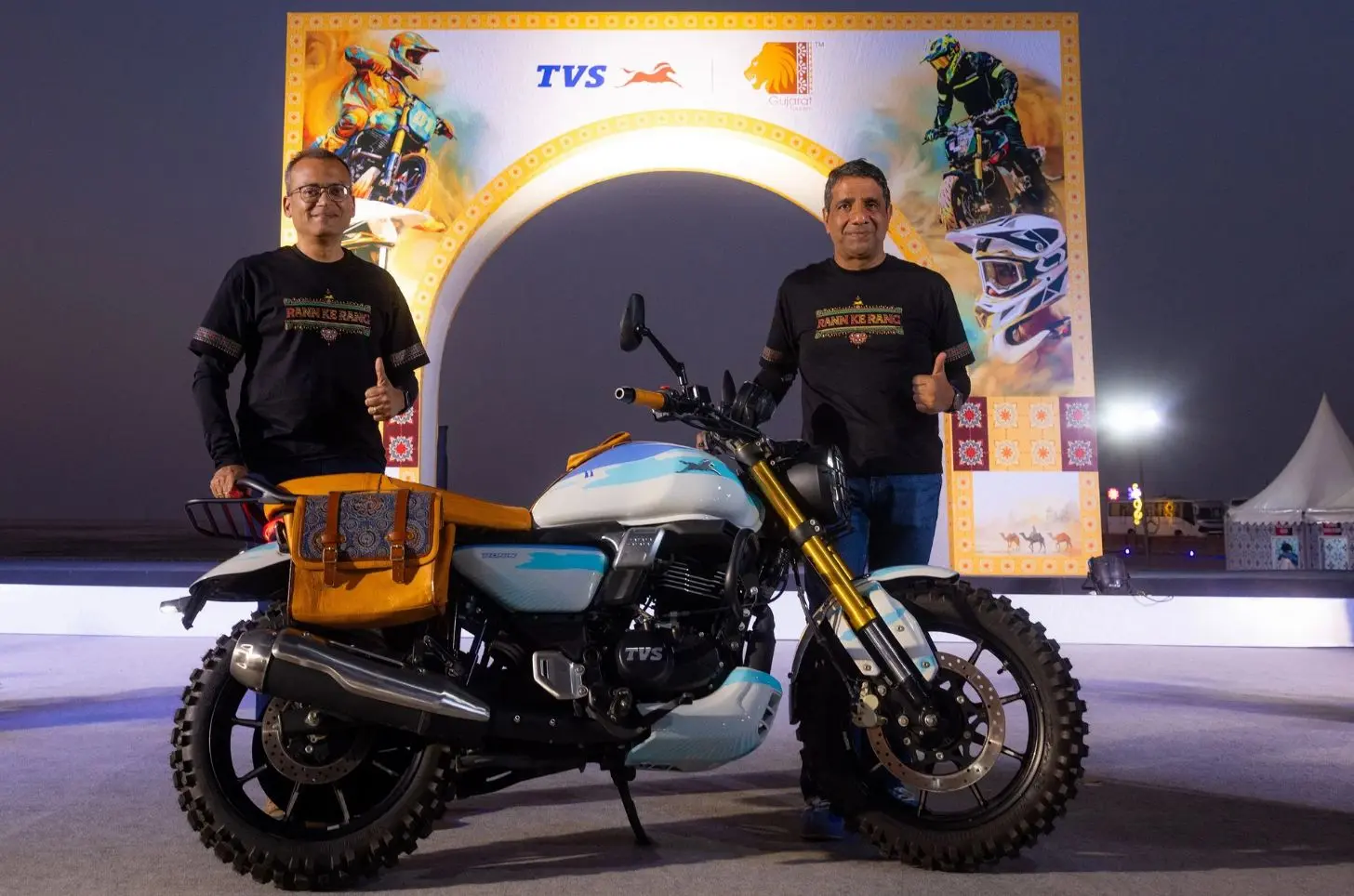 TVS Kutch themed Apache Ronin Rann Utsav