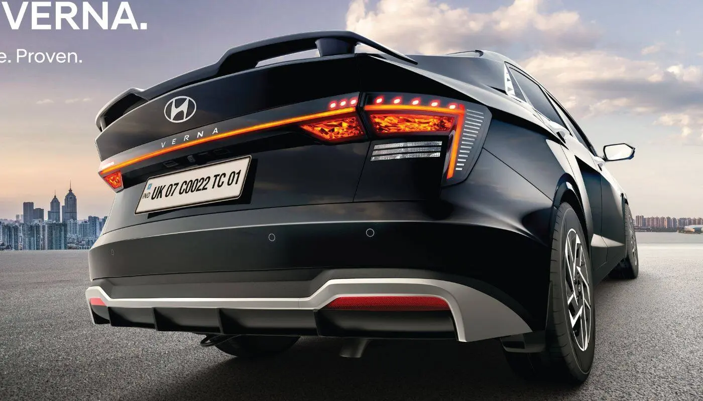 2026 Hyundai Verna updated rear