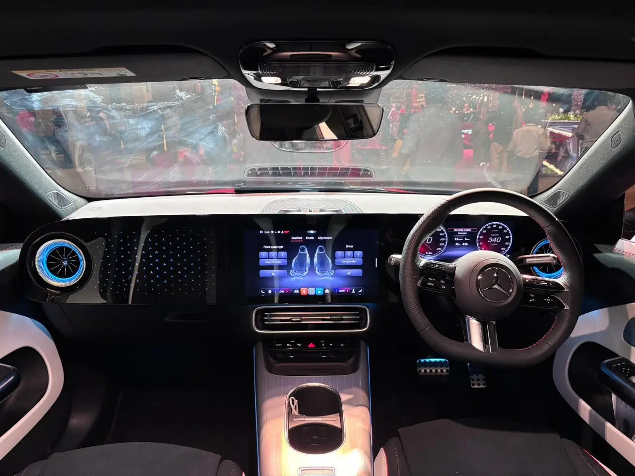 Mercedes CLA electric sedan interior1