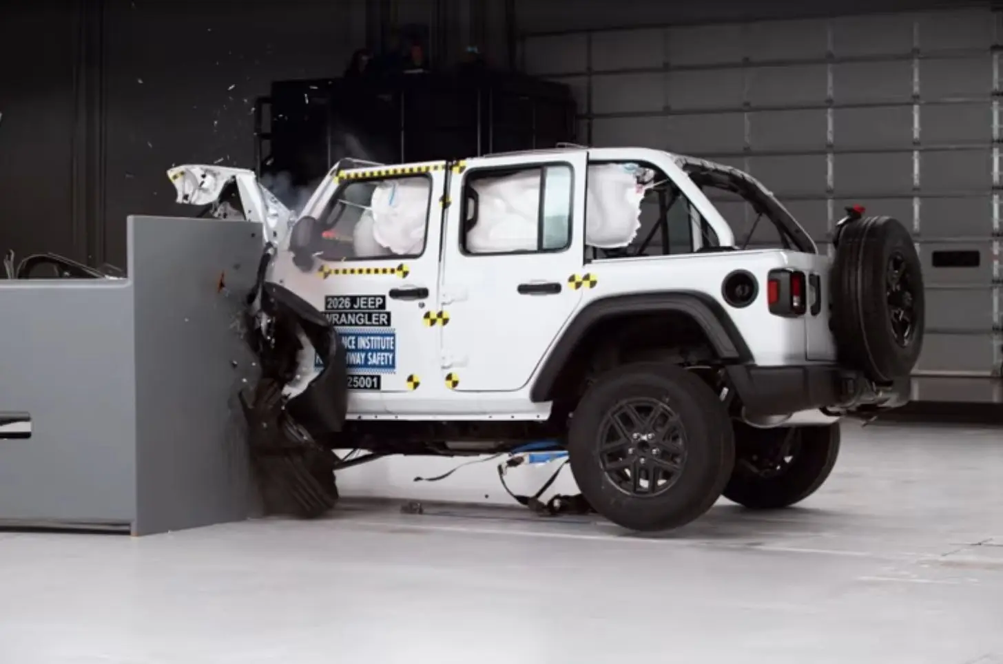 Wrangler IIHS Test Result
